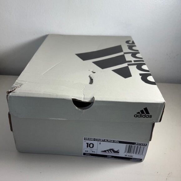 Adidas Grand Court Alpha 00s, Men's 10, Navy w/White Trim, 2 Sets of Laces, NIB - Picture 4 of 5